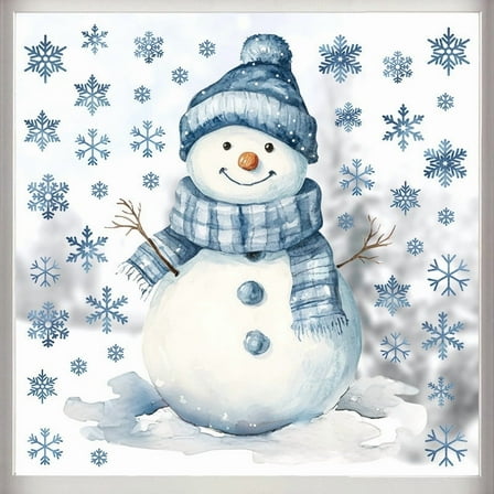 BAOPAI Self-Adhesive Christmas Wall Decals Enduring Holiday Decor for Bedroom Living Room Nursery Easy Peel and Stick Designs Festive Home Stickers