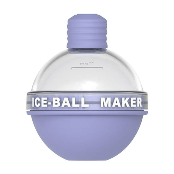 BAOPAI Silica Gel Spherical Ice Ball Mold Maker for Large Ice Cubes Slow Melting Easy Demoulding Perfect for Summer Drinks and Celebrations
