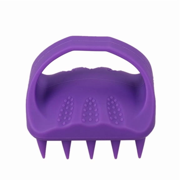 BAOPAI Silicone Shampoo Brush Scalp Cleaning Itching Relief Head Massager Portable For Home Travel Gym Hair Care