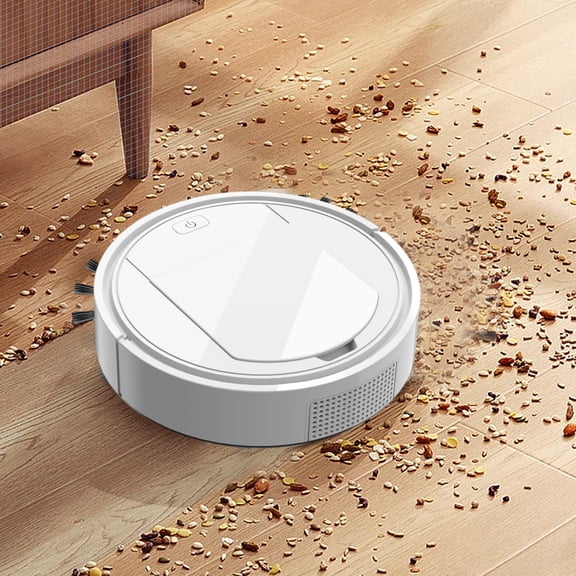 BAOPAI Smart Robotic Vacuum Cleaner with Mopping Function Auto-Direction Change Extended Brushes for Thorough Cleaning USB Charging Gift Box Included