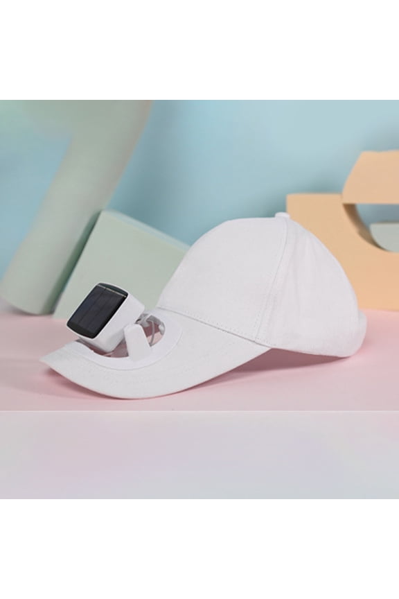 Solar Charging and USB Powered Adjustable Fan Sun Hat with Sunscreen Protection Multifunctional Design for Outdoor Use Travel Sports and Daily Activities