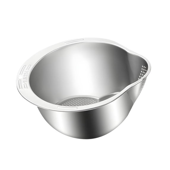 BAOPAI Stainless Steel Colander with Side Drainers 4-in-1 ...