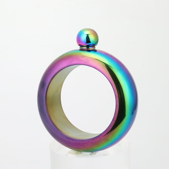 BAOPAI Stainless Steel Portable Hidden Liquor Flask Bracelet for Outdoor Adventures Parties Travel and Daily Wear with Discreet Design