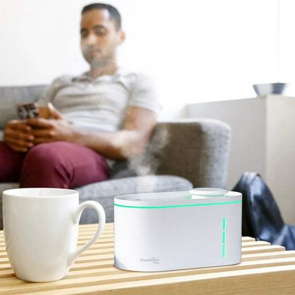 BAOPAI Top Fill USB Desktop Humidifier with Aromatherapy Diffuser Large Capacity and Quiet Operation for Home Office Use