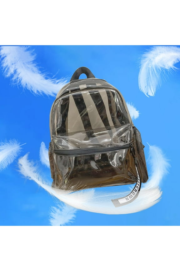 Transparent Waterproof PVC Backpack For Travel Beach Outdoor Activities With Clear Visibility And Content Protection