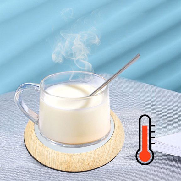 BAOPAI USB Powered Beverage Warmer Intelligent Constant Temperature Cup Heater for Coffee Tea Milk Office Desk Use Plug and Play Keep Drinks Warm