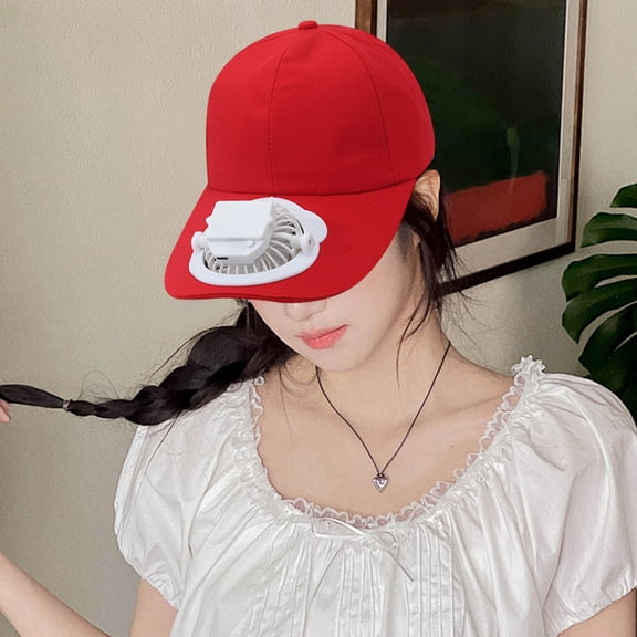BAOPAI USB Rechargeable Fan Cap with UPF 50+ Sun Protection360° Rotatable Cooling FanLong Battery Life for Outdoor Summer Activities