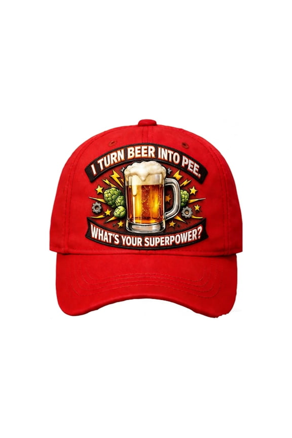 Vintage Distressed Washed Twill Baseball Cap Adjustable Unisex Hat for Bar Enthusiasts Ideal Beer Gift for Casual and Outdoor Wear