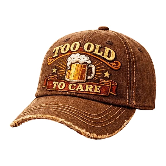 BAOPAI Vintage Style Baseball Cap with Embroidered Honor Badge for Motorcycle Enthusiasts and Daily Use Perfect for New Year Celebrations