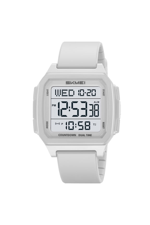 Waterproof Multifunctional Digital Watch with Luminous Alarm Countdown Timer and HD Display for Sports and Outdoor Activities