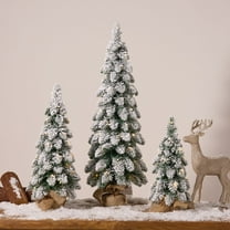 BAOPAI Wooden Christmas Tree Decoration Christmas Tree Ornament Photo Props Christmas Party Favors