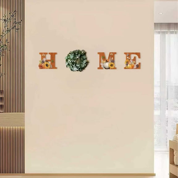 BAOPAI Wooden Home Sign Coastal Beach Theme Wall Art Decor Hanging Letters for Home Living Room Kitchen Bedroom with Sturdy Material and Easy Installation