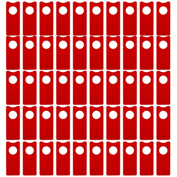 BAOQIN 100 Pcs Plastic Plant Hanging Tree Tags,Waterproof Adjustable Nursery Garden Stakes Markers Reusable Flower Signs with Colorful Outdoor Plants Tags Red 1