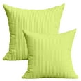 thumbnail image 1 of BAOQIN 20" X 20" Navy Blue Striped Polyester Throw Pillow (Set of 2) - Modern Contemporary Transitional Design for Home Decor Clearance Sale!, 1 of 9