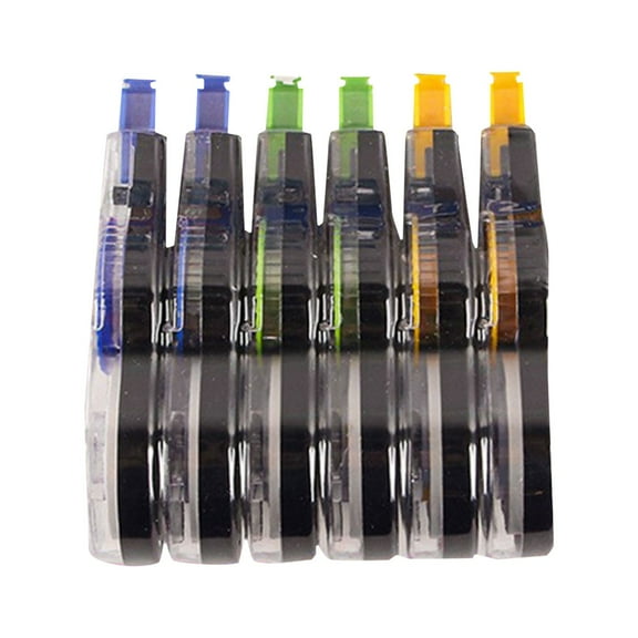 BAOQIN 6 Pcs Correction Tape,Correction Tape Easy to Use Applicator for Instant Corrections&nbsp; for Instant Corrections, Study Supplies and Office Products （White）