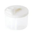 thumbnail image 1 of BAOQIN Formula Dispenser On The Go, Non-Spill Rotating Four-Compartment formula Container to Go, for Traveling with Infant （White）, 1 of 8