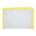 thumbnail image 1 of BAOQIN Plastic Expanding File Folder Transparent Envelopes with Zipper Document Folder File Organizer Document Bags Waterproof Zipper File Pouches Zipper Pouches Document Holder (Yellow), 1 of 9
