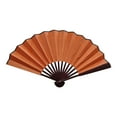 thumbnail image 1 of BAOQIN Red Bone Folding Fan, Folding Silk Hand Fan&nbsp;Tai Chi Kung Fu Foldable Hand Fans&nbsp;Performance Decoration for Diy Hand Painted Art Calligraphy Advertising （H）, 1 of 5
