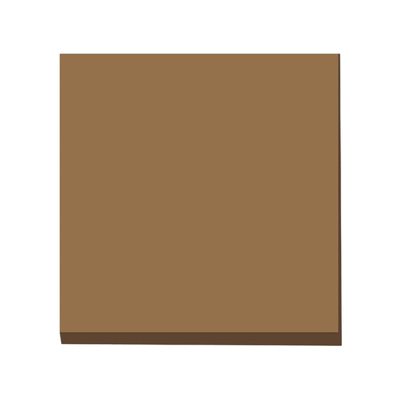 BAOQIN Sticky Notes 3X3, Self-Adhesive Pad With Vibrant Colors, Recyclable, Easy To Mail, Suitable for Home, Office, Laptop Computers (Kraft Paper Color)