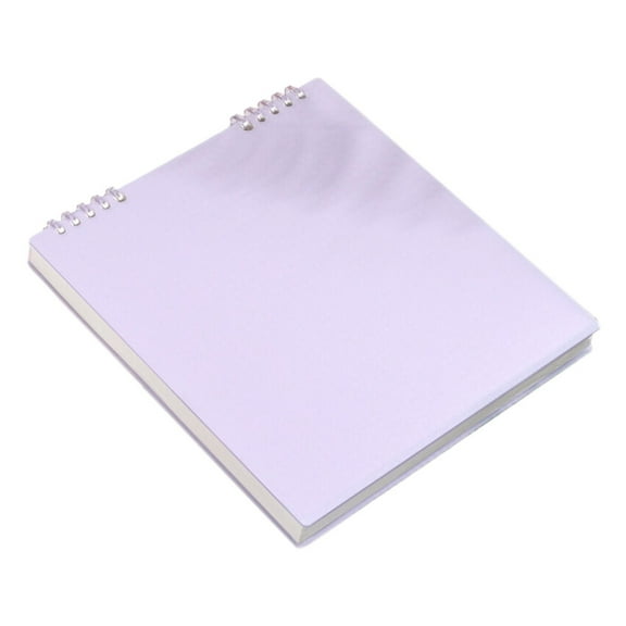 BAOQIN Top Bound Spiral Notebook, Portage Graph Paper Notebook For Home Classroom Office Business Work Supplies (Purple)