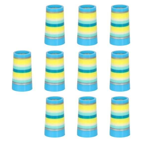 BAOSITY 10Pcs Golf Iron Ferrules End Caps Club Shafts Accessories .370 Golf Club Shaft Ferrules Covers for Golf Course Adults F