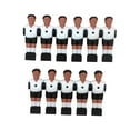 thumbnail image 1 of BAOSITY 11 Pieces Table Football Men Soccer Player Resin Equipment Sculpture Table Football Boys Rod Table Soccer Football for Sport Indoor Black Hair and White, 1 of 8
