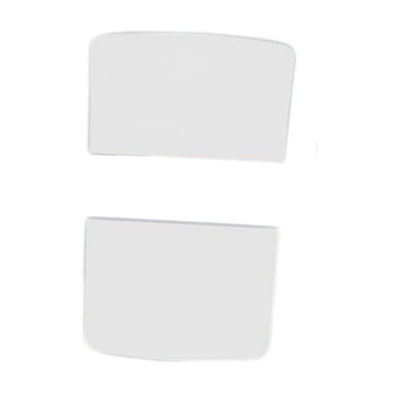 BAOSITY 2 Pieces Car Sunroof Sunshades Keep Vehicle Cool Memory Metal Heat Insulation Covers for Quick Install