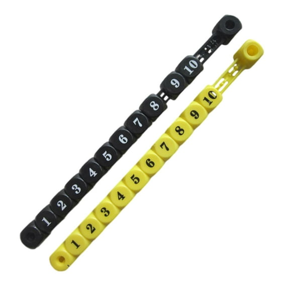 BAOSITY 2 Pieces Foosball Scoreboard Table Football Counter Replacement 10 Numbers Foosball Score Keeper for Standard Foosball Tables A