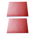 thumbnail image 1 of BAOSITY 2 Pieces Table Tennis Rubber Replacement Practical Tennis Racket Accessory Highly Elastic Accessories Indoor Pong Rubber Red, 1 of 8