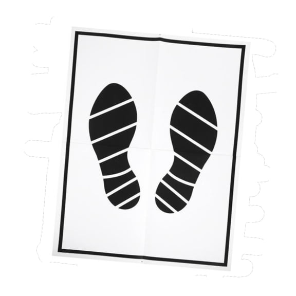 BAOSITY 25 Pieces Auto Foot Pads Disposable Auto Interior Accessories Portable Paper Vehicle Foot Pads for Car School