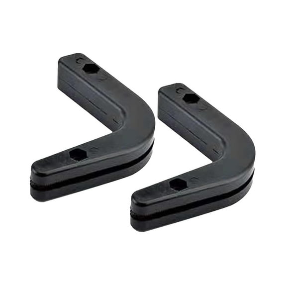 BAOSITY 2Pcs Dumbbell Rod Racks Wall Mounted Barbell Rack Weight Bar Holder Gym Machines Accessories Dumbbell Trays Organizer Bracket Black