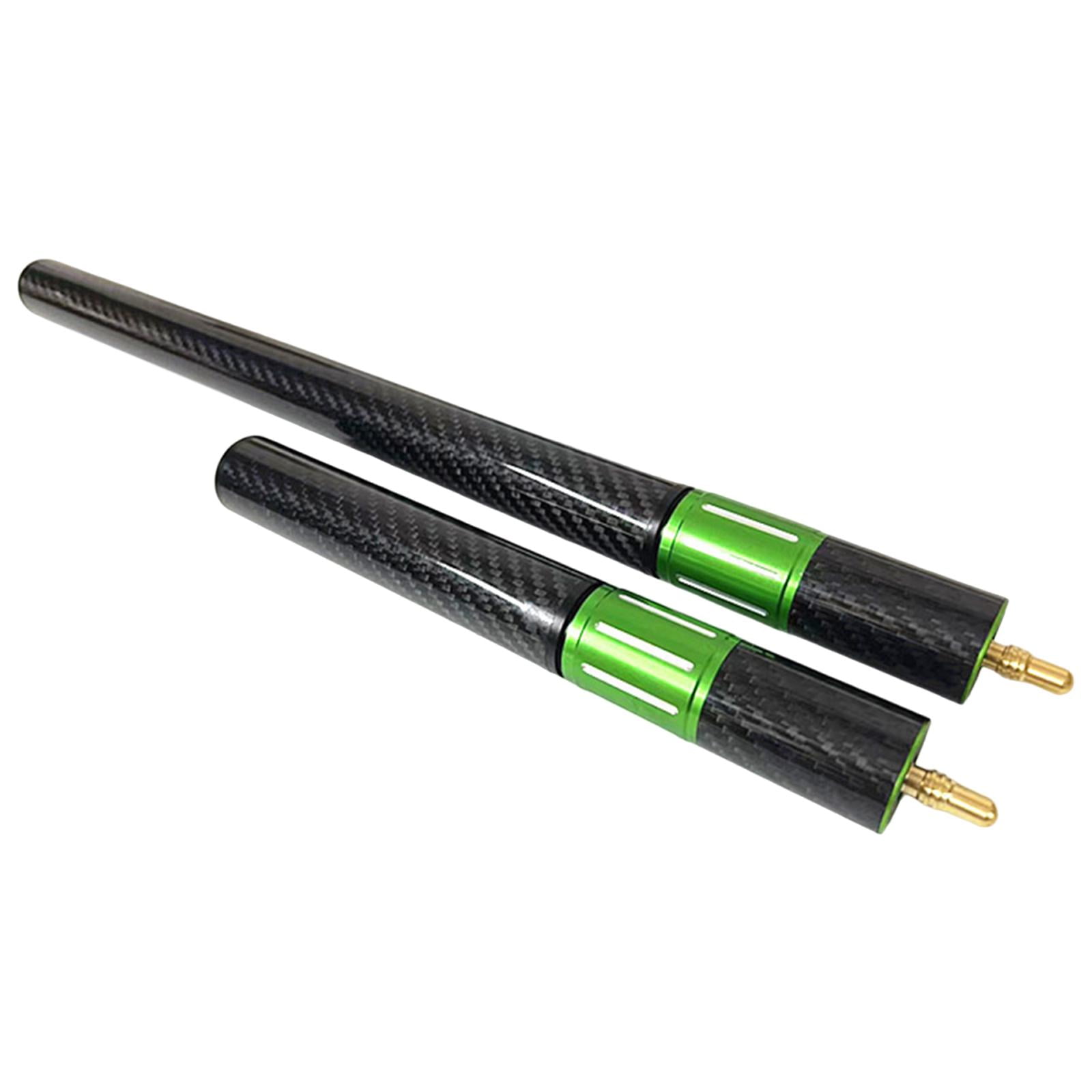 BAOSITY 2Pcs Pool Cue Extender Telescopic Pool Cue Extension Rod Professional Billiards Pool Cue