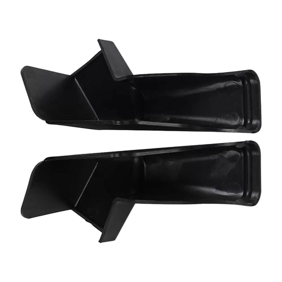 BAOSITY 2Pcs RV Gutter Spout Protective Reduce Dirt Universal Easy Installation Rain Gutter Extensions Rain Gutter Spout for Van Black
