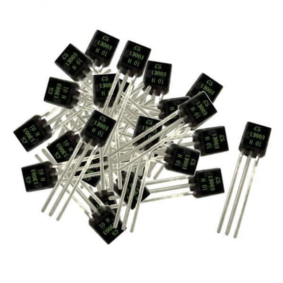 BAOSITY 2x100 Pieces Electronic Current Triode 13003 400V 1A 0.8w NPN TO-92
