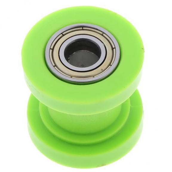 BAOSITY 2xMotorcycle 10mm Chain Roller Pulley Tensioner Wheel Guide for Cars Green