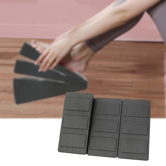 BAOSITY 3 Pieces Squat Wedge Block Wedge AntiSlip Footrest Cushion Muscle Building Stretch Boards Calf Stretcher for Sports