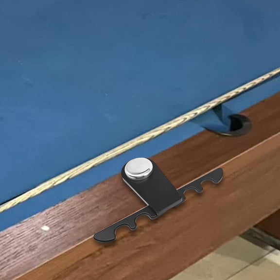 BAOSITY 4 Cue Pool Cue Holder Cue Rest Vertical Billiard Cue Holder Billiard Pool Cue Rack for Game Room, Clubhouse, Community Center Black