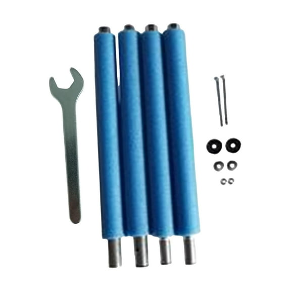 BAOSITY 4Pcs Trampoline Poles Trampoline Replacement Poles Universal Steel Poles 1.76m