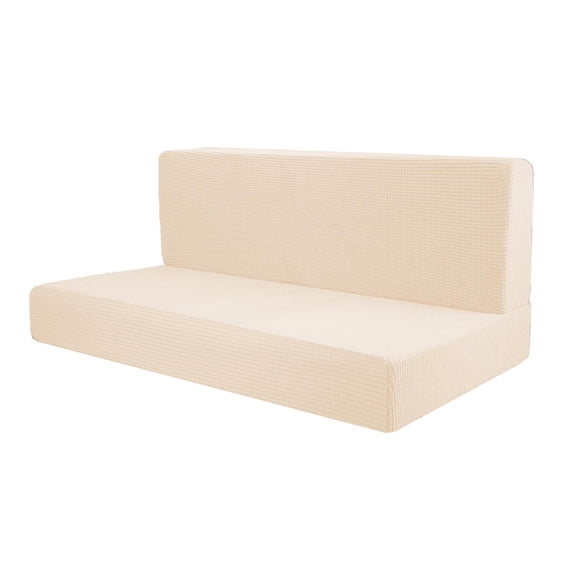 BAOSITY 4x RV Seat Covers Camper Cushion Covers Elastic Replacement Soft Sofa Seat Cushion Cover RV Dinette Seat Covers for Trailers yellow