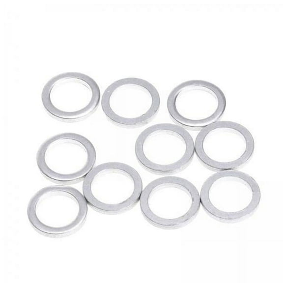 BAOSITY 6x10Pack Aluminum Alloy Bike Spacer Headset Washer Chainring Gasket 12mm OD.