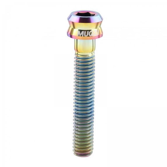 BAOSITY 6xBike Screw M6 Headset Cap Bolt for Repairing Riding Mountain Bikes Colorful M6x35mm 6 Pcs