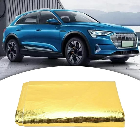 BAOSITY 99x119cm Tape Sticky Backed Lightweight for Doors, Hoods High Temperature Resistance Heat Insulation Sheet