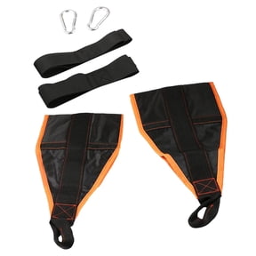 BAOSITY ABS Belt Tricep Straps Ab Workout Straps Pull up Equipment Hanging Ab Straps Orange
