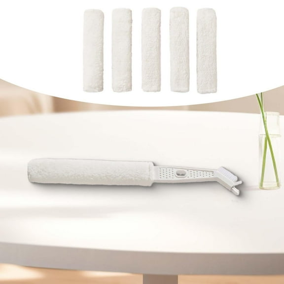 BAOSITY Air Conditioning Brush,Louver Ash Brush,Dusting Cleaner Tool, Cleaning Brush for Kitchen,Door,Window,Bedroom,Car Vent 5 pcs cloth