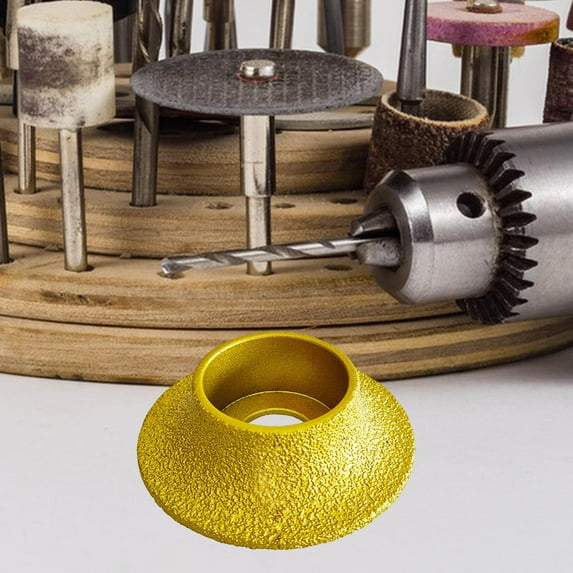 BAOSITY Angle Grinder Wheels Edge Profile Sanding Disc French Side ,Multipurpose Grinding Disc Diamond Cup Grinder for Angle Grinders , 20mm