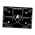 thumbnail image 1 of BAOSITY Basketball Footwork Mat, Basketball Dribbling Mat, Non-Slip Handling, Indoor Dribble Trainer, Basketball Footstep Mat White Line w Strap, 1 of 8
