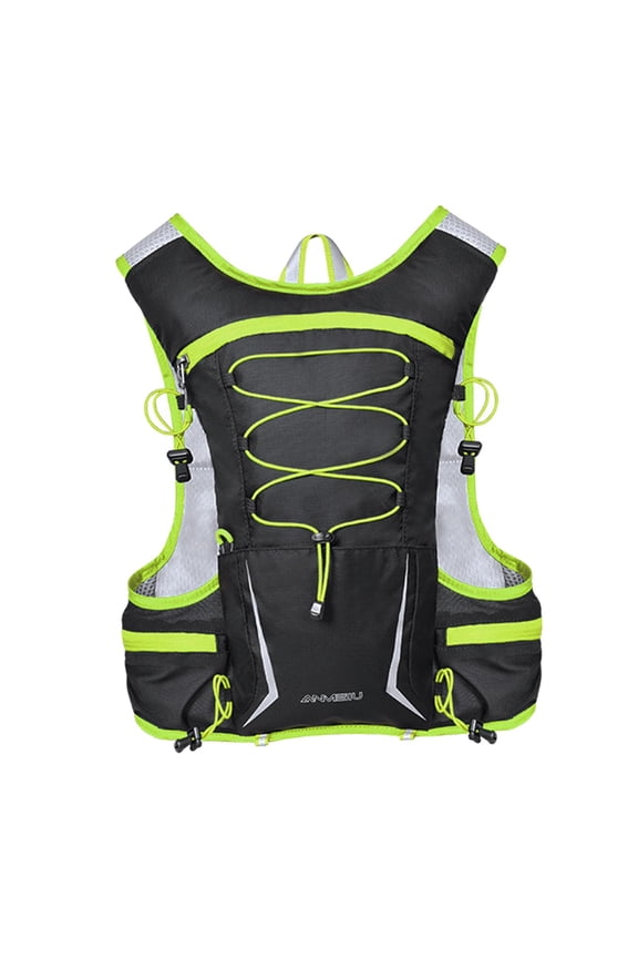 Bike Backpack Hydration Pack Rucksack Lightweight Hydration Backpack Cycling Backpack for Mountaineering Hiking Skiing Adults Green 16.5x14.5x36cm