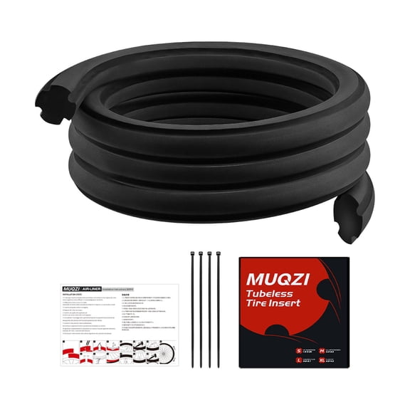 BAOSITY Bike Tire Insert Inner Tube Protector Supplies,Portable Parts Tool,Wheel Protection Tire Protector for Repair Cycling Black