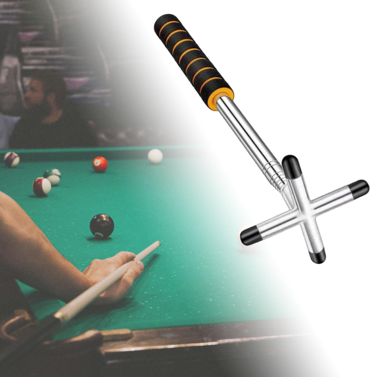 Rockible – Pont De Billard Télescopique, 33,5 à 166 Cm, Tête En Inox, Poignée éponge, Pour Snooker Et Piscine