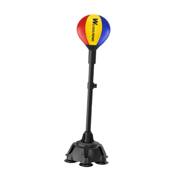 BAOSITY Boxing Speed Ball Boxing Punch Ball Equipment Gear Boxing Bag with Stand Punching Bag for Muay Thai Training Fitness Home Gym Red Yellow Blue